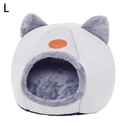 heirao4072 Nido De Gatos para Mascotas, Casa De Gato con Aislamiento Térmico De Invierno Nido De Gato De La Cueva del Gato, Cama Nido De Gato Suave, Cálida Y Cómoda, Forma Linda