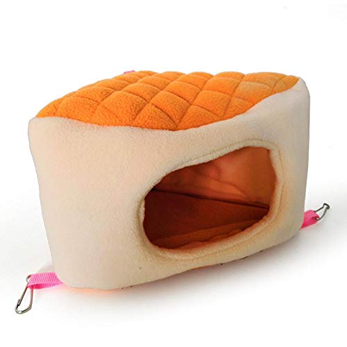 Heoolstranger Hamster House,Hamster Tent Bed Jaula para Dormir Caliente Y Duradera para Mascotas para Loros Pequeños marvelously Well-Suited