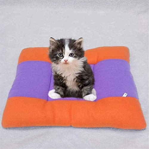 HHpcspc Jerarquía del Animal doméstico Cajón del Perro casero Camas Mat Gruesa Manta Mascota del Perrito de Cama Gatito Manta Cama del Perro casero Mantas Lavable Suave Perrera