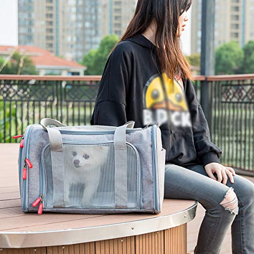 HHUMR Bolsa De Viaje para Cachorros Jaula para Perros Respirable Gatito Bolsa De Transporte Mochila Multifuncional Mochila Portátil Cat Senderismo Al Aire Libre Camping