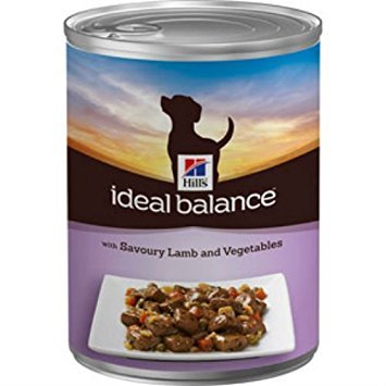 Hills - Canina de equilibrio ideal para adultos con cordero y verduras (363 g, caja de 12)