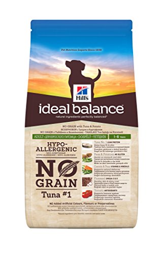 Hill's science - Pienso para Perros Adultos pequeños, medianos y Grandes hill's Ideal Balance no Grain atún y Patata