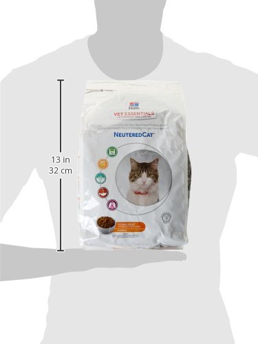 Hill`s Science Plan Alimento para Gatos Adultos Jóvenes VetEssencials - 2 Paquetes de 1500 gr - Totale: 3000 gr