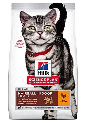 Hills Science Plan Feline Adult Hairball Indoor Pollo 3Kg 3000 g