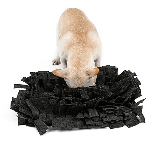 HongYH Dog Snuffle Mat - Alfombra de alimentación para Perros - Cat Training Mat - Alienta Las Habilidades de alimentación Natural para Cualquier Raza