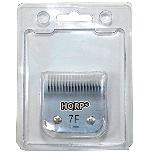 HQRP Cuchilla de cortapelos de Animales tamaño 7F para Oster Lithium-Ion Volt 078004-000-000 Mascotas Posavasos