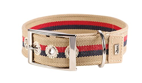 HUNTER Collar New Orleans Stripes, 60beige, Algodón