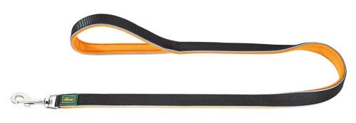 HUNTER Cuerda para Neopreno Oakland, Negro/Naranja, Nylon, Neopreno, Reflectante