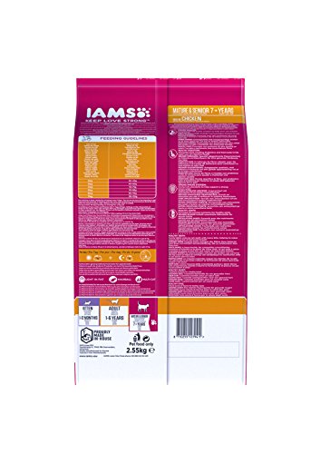 IAMS IAMS ProActive Health Mature & Senior Rich in Chicken 2,55 kg, Comida para gatos