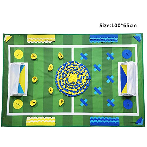 IEUUMLER Snuffle Mat para Perros Alfombrilla de Entrenamiento Estera de Entrenamiento Manta para la Nariz Juguete de Juego IE081 (65x100cm, Green)