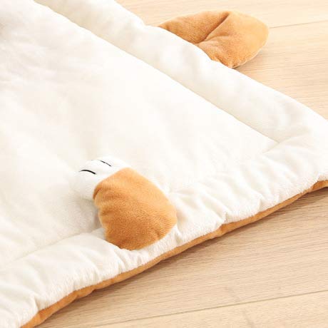 IFLKK Gato Almohada Cama ortopédica del sueño Las Tiendas de Mascotas portátil La Felpa Suave Fácil de Limpiar Anti-Slip Bottom -Foto de Color-L 115 * los 71CM 590g