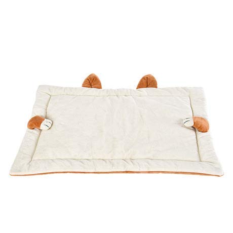 IFLKK Gato Almohada Cama ortopédica del sueño Las Tiendas de Mascotas portátil La Felpa Suave Fácil de Limpiar Anti-Slip Bottom -Foto de Color-L 115 * los 71CM 590g