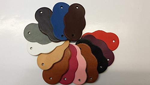 Italian Leather Arnés para Perro de Piel con Cabeza de Bulldog Americano, diseño de Metal