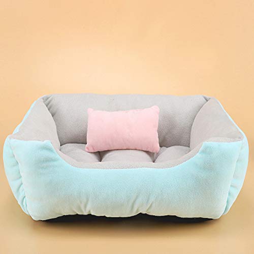 jiadourun Kennel Four Seasons Universal Cat Nest Removable and Washable Short Plush Pet Supplies Golden Retriever Pet Litter Dog Mat Durable