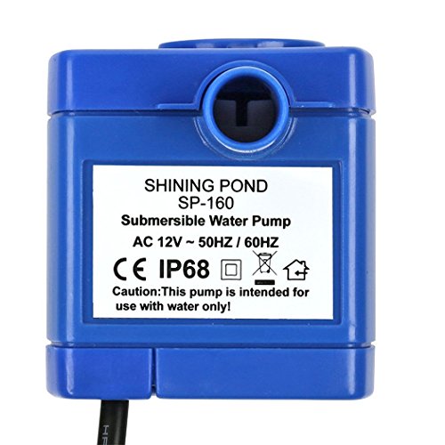 JIAN YA NA Super Silent Nueva SP160 reemplazo 12V Bomba de Agua eléctrica 5,9 pies de Largo Cable de alimentación de bajo Consumo del Motor Compatible para Azul de la Bomba