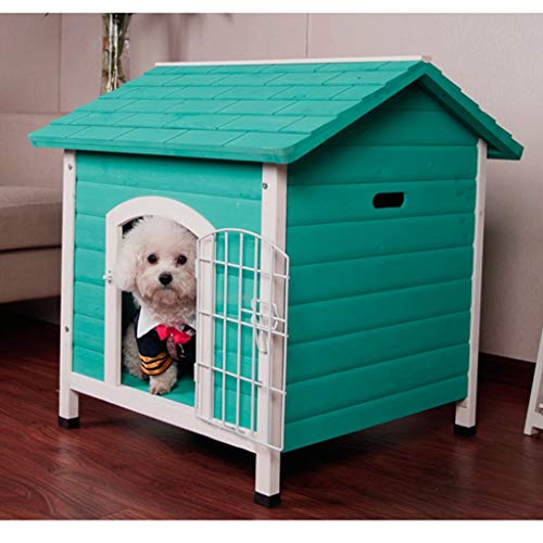 JIANXIN Cama para Mascotas, Camilla para Gatos Cerrada, Caseta para Perros, Abeto, Adecuada para Gatos Y Perros Pequeños De Todos Los Tamaños, Adecuada para Todas Las Estaciones (Color : Green)