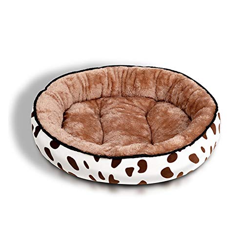 Jinjiang Pet Supplies - Cama para perro con diseño de donut de pelo vegano y manta calmante gris, cómoda cama para mascotas para alivio ortopédico, para dormir mejor, impermeable, parte inferior