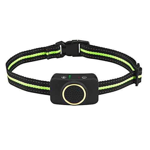 JJOBS Collar Antiladridos para Perros para Addestramento Automático, 3 Modos, Reproducir Grabacion, Impermeable y Recargable