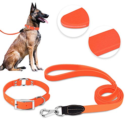 Juego de Correas para Perros, Combo Ajustable para adiestramiento de Mascotas, Manija a Prueba de Agua/a Prueba de Humedad Loop, 47in Accesorios de cinturón para Mascotas