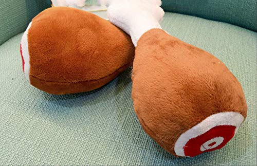 Juguetes Vocales para Mascotas Juguetes De Peluche para Perros Pequeños Y Medianos De Dibujos Animados para Perros Grandes con Patas De Pollo