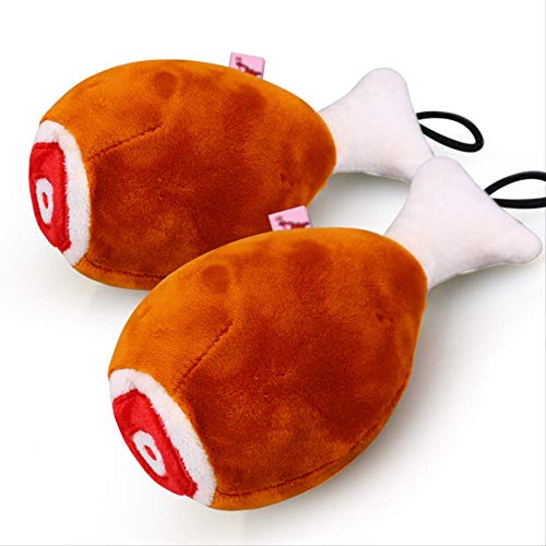 Juguetes Vocales para Mascotas Juguetes De Peluche para Perros Pequeños Y Medianos De Dibujos Animados para Perros Grandes con Patas De Pollo