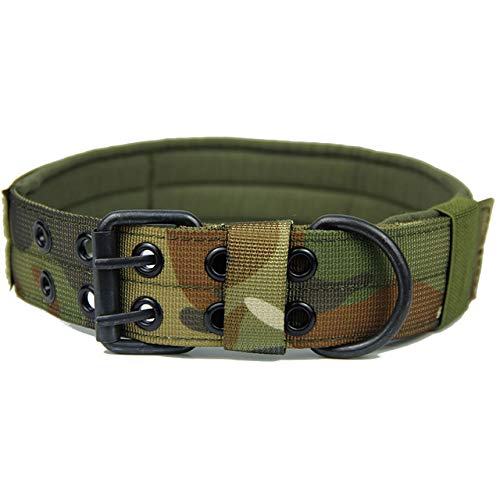 JW-online Perro del Entrenamiento del Perro Collar de Nylon Exterior del Collar Resistente pequeños Collares de Perros Grandes Productos para Mascotas,MCP,L (47-53cm)