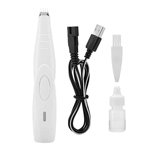 JZLMF USB Conejos Clipper máquina de Afeitar del Condensador de Ajuste del Ganado Grooming Animales Máquina Perro Tijera de Corte eléctrico