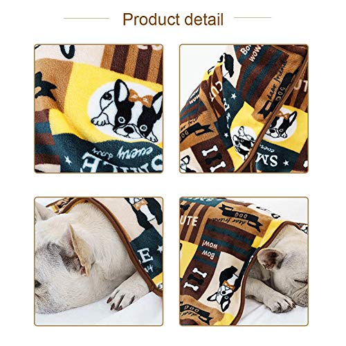 JZTRADING Camas para Perros Manta Perro Cojin Perro De Pet Manta Cobija Esponjosa Perro Cama Perro Mat Esponjoso Gato Mat Gatito Cama Lavable Cama del Perro Gato Manta m