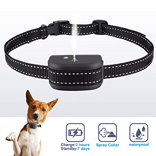 Kaiercat Collar Antiladridos para Perro, Collar de Ladridos para Entrenamiento De Perros Dispositivo Recargable e Impermeable, Inofensivo Citronella Spray Collares Antiladridos Adiestramiento