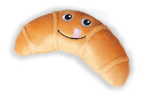 Karlie 521587 Croissant - Juguete de Peluche para Perros (19 cm), Color Beige