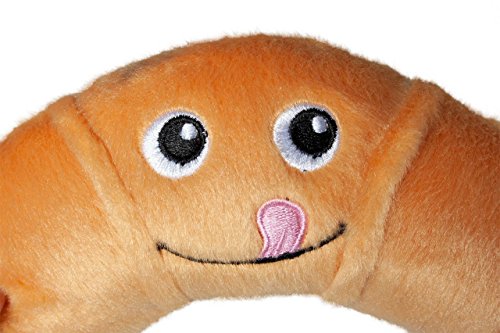 Karlie 521587 Croissant - Juguete de Peluche para Perros (19 cm), Color Beige