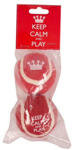 Keep Calm And pelotas de tenis para perro juguetes, pack de 2