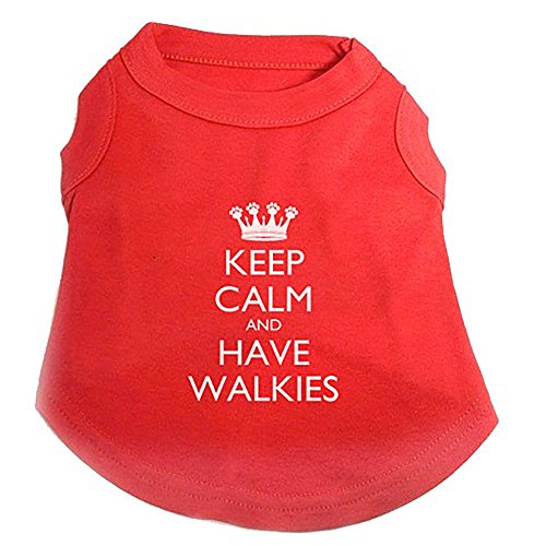 Keep Calm Camiseta Dog Pequeña