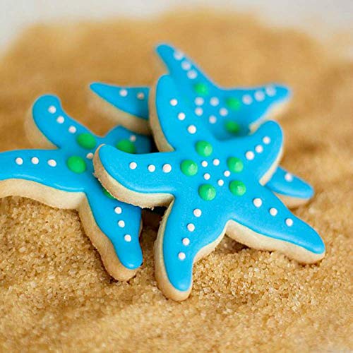 KENIAO Criaturas del Océano Cortadores Galletas - 7 Piezas - Tiburón, Ballena, Pez, Manta, Estrella de Mar, Concha y Caballo de Mar Moldes para Galletas - Acero Inoxidable