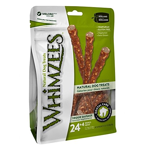 Kennelpak Limited Whimzees - Snacks Vegetarianos para Perros (Tamaño Único) (Puede Variar)