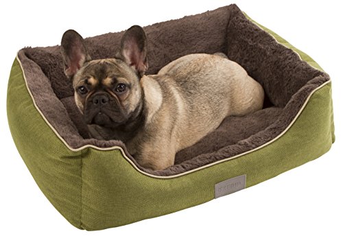 Kerbl 81317 – Cama para Mascota Samuel, Verde/Gris