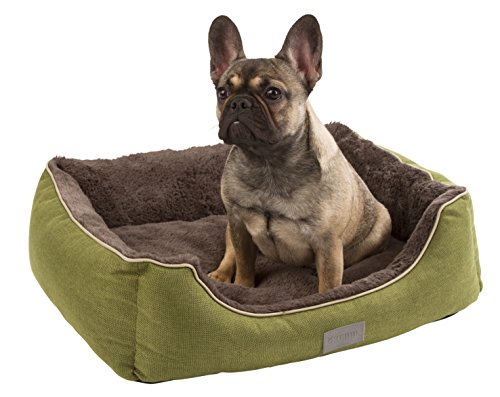 Kerbl 81317 – Cama para Mascota Samuel, Verde/Gris