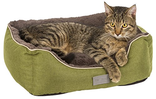 Kerbl 81317 – Cama para Mascota Samuel, Verde/Gris