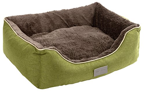 Kerbl 81317 – Cama para Mascota Samuel, Verde/Gris