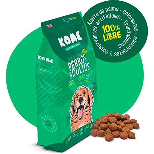 KOME Pienso Natural para Perros Adultos con Pollo y Cordero