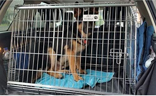 Land Rover Freelander 2 perros cachorro mascota inclinado coche entrenamiento jaula jaula