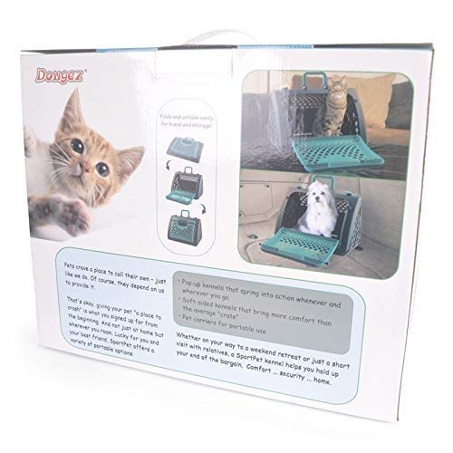 Las jaulas para mascotas ZXCMNB Pet Bolsa De Hombro, Conforme A Los Requisitos De La IATA For El Transporte De Animales Vivos, Flight Case Large Pet Carrier, Plegable Hacia Fuera El Gato Portátil Perr