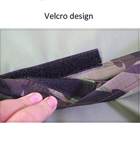 LDIW Fundas La Jaula del Perro Impermeable de Tela Oxford Protectores de Jaula para Perros de Perrera Aptas para Interiores/Exteriores,Camuflaje,129x98x103cm