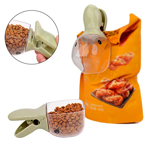 Legendog Cuenco del Gato, Determinado Antideslizante Cuello inclinable Tazón Protector del alimento para Mascotas con Cucharada de Comida