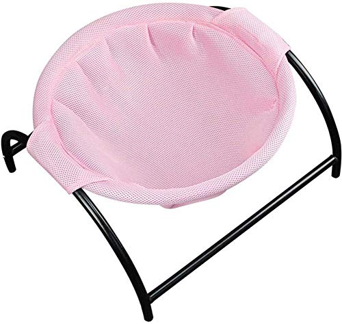 Leilims Gato Hamaca Cama de Madera enmarcada Cama con Malla Transpirable for Mascotas pequeñas