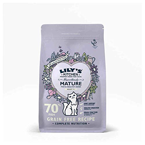 Lily 's Kitchen – Pienso SAINES y Délicieuses AU pez para gatos senior – 800 g