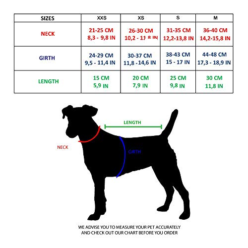 Linda Poms Abrigo para niña Gato Perro Ropa para Perros pequeños Chaqueta Mascotas Traje cálido (XS)