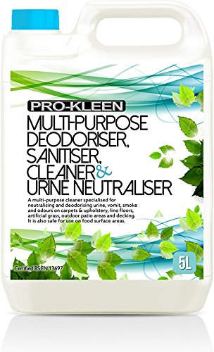 Líquido superconcentrado ambientador, desinfectante, limpiador y neutralizador, formula profesional, 5 litros