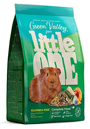 Little One Green Valley - Césped para cobayas, 750 g