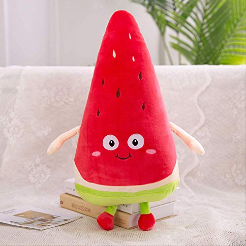 LOVEYUNHJG Juguete De Felpa Nuevo Sandía Rábano Abrazo Lindo Dibujo Sacro Fruta Muñeca Fresa Suave Almohada Amante del Niño Regalo 30Cm Un